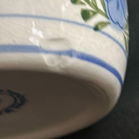 Delft Blue Tea Light Candle Holder Windmill Hearts Hand Painted Dutch Votive Hol - Picture 7 of 7